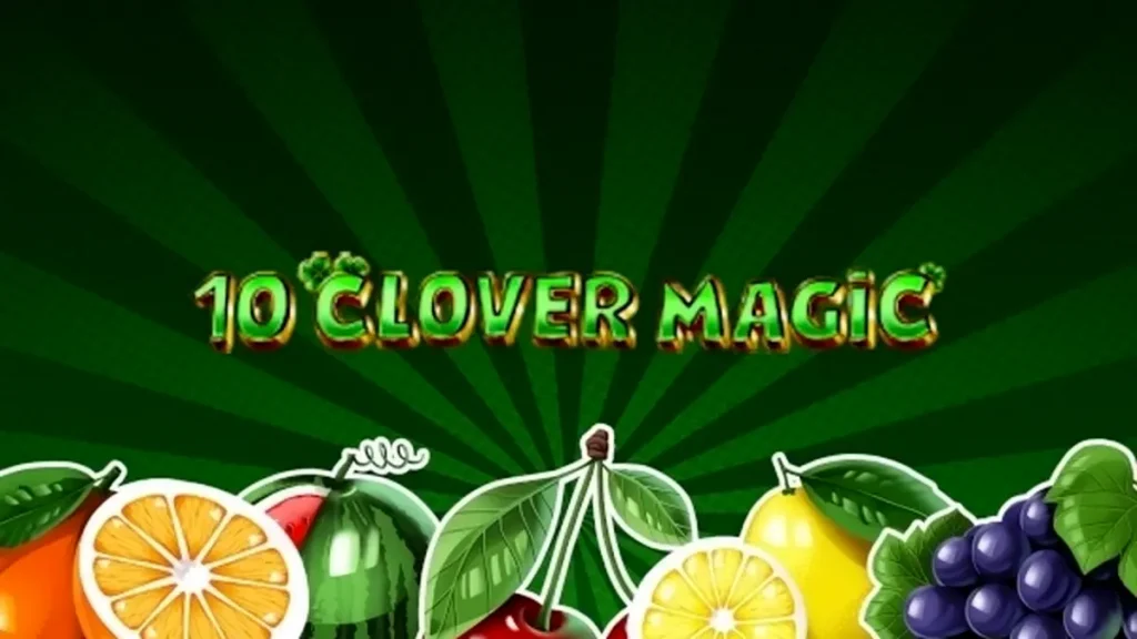 Tampilan visual slot 10 Clover Magic dengan tema Irlandia yang cerah